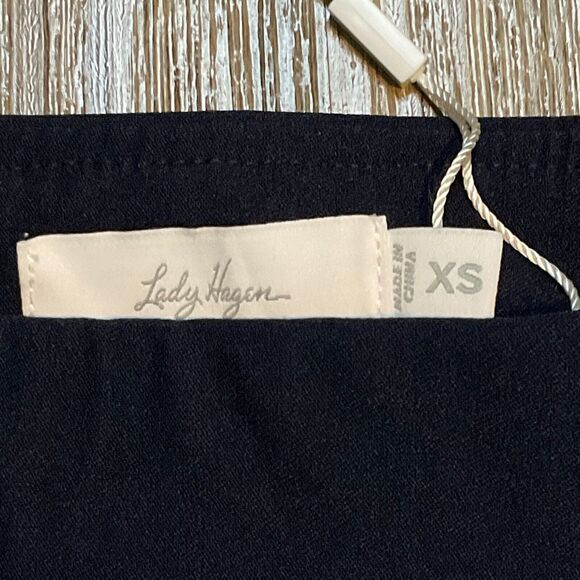 Lady Hagen Capri Pants Navy Blue Pull on‎ Golf Tummy Control Performance Size XS - Picture 3 of 6
